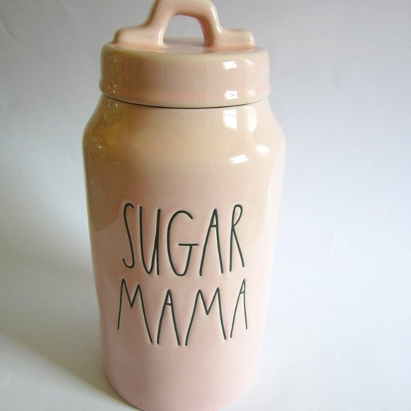 Rae Dunn Other - Rae Dunn Light Pink "Sugar Mama" Canister